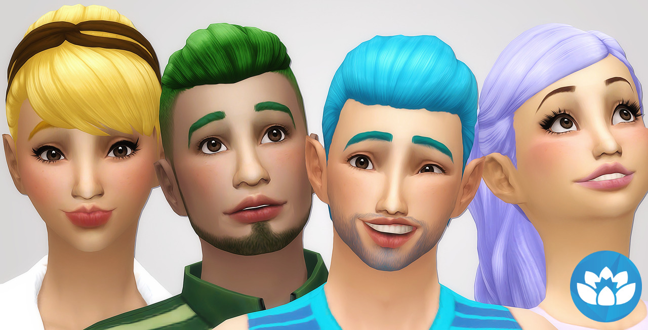 Noodles Posts Tagged Sims 4 Hair Recolor Sims 4 Maxis 9816