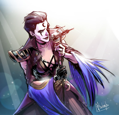 ohnoafterlaughs:Never had a take on Moira Moon skin, so I...