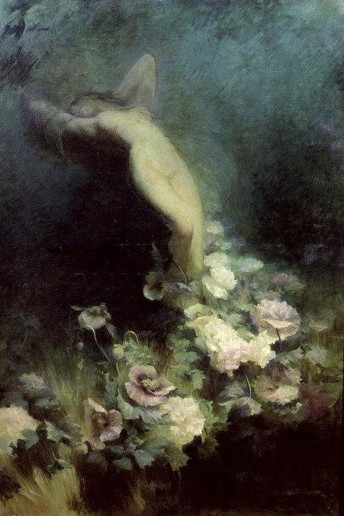 xaravaggio:Achille Theodore Cesbron, The Flowers of Sleep 