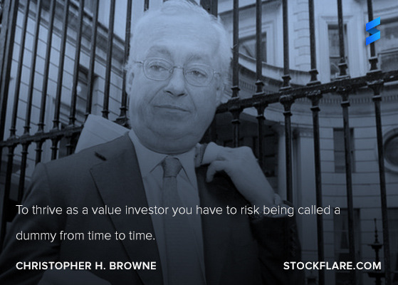 Stockflare Com - quote from chris browne value investor and author of the little book of value