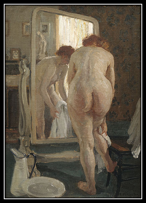  Emanuel Phillips Fox - Le bain (1912, National Gallery of...