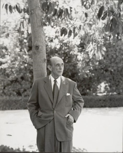 Arnold Schoenberg - Photographed by George Platt Lynes, around...