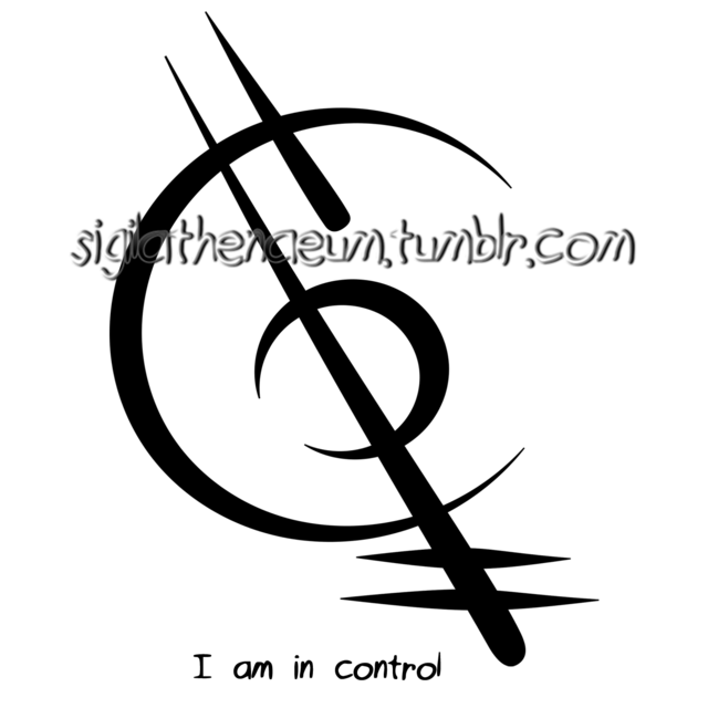 Sigil Athenaeum — “I am in control” sigil