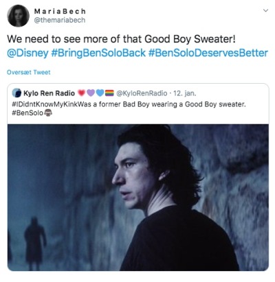 ben solo good boy sweater