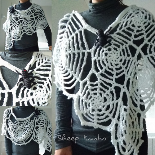 ericacrochets:Spider Web Granny Poncho by Sheep KnitsFree...