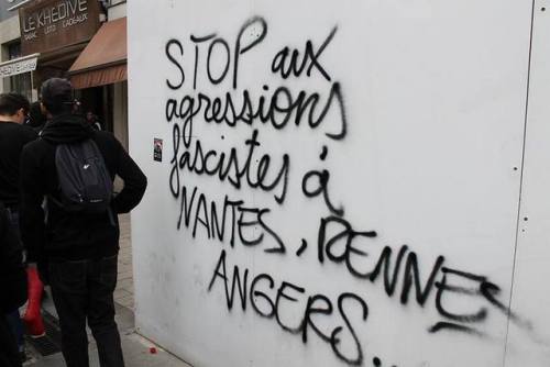 colerenoire:Angers, manifestation contre l’Alvarium, 22/09/18