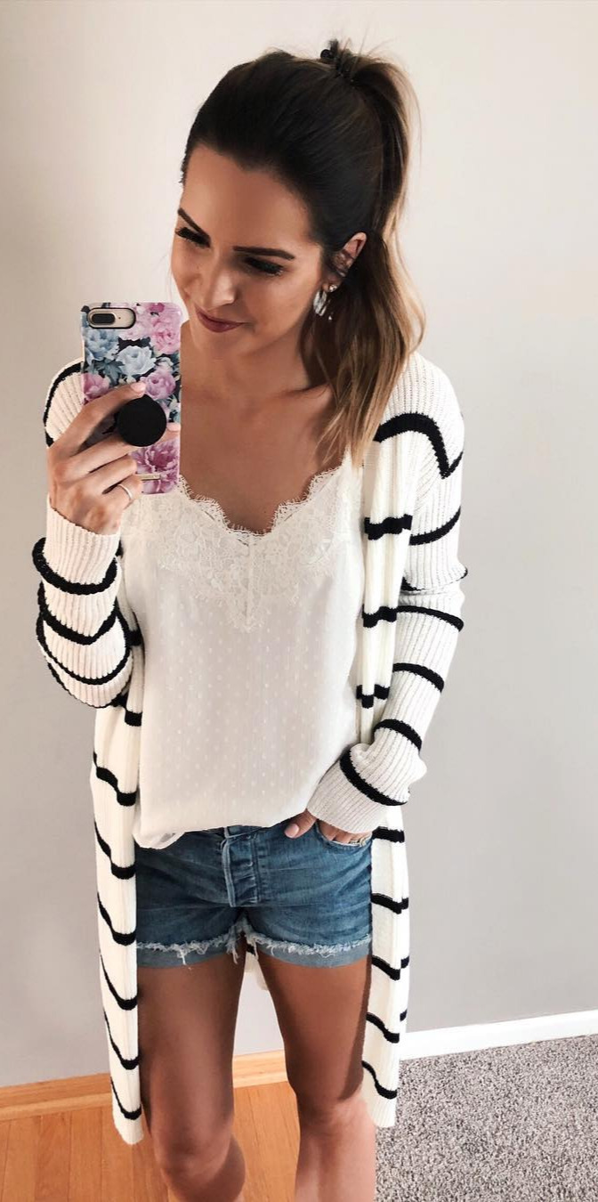 fashion accessories, fashion designer games, #Beauty, #Fashionista This ribbed striped cardi is on sale for under $35 with code taylor15 at checkout! From chicorylaneboutique - linking it up for you in my stories! Everything else is linked on thestyledpress.com/shop and on the app (just search taymbrown)! 