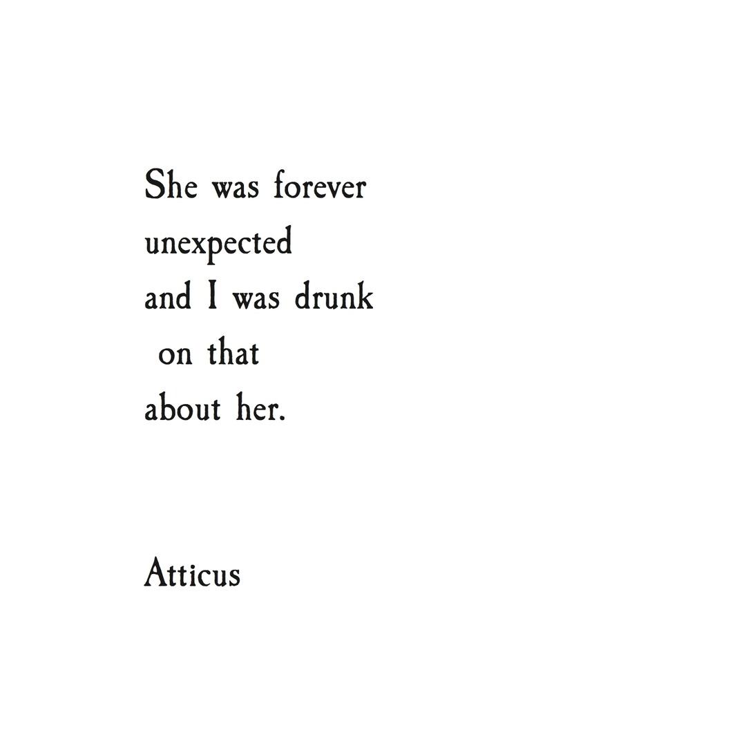 ATTICUS - ‘Unexpected’ #atticuspoetry #atticus #poetry #poem...