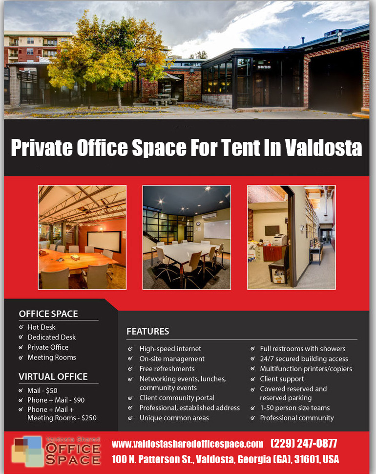 Private Office Space for Rent in Valdosta