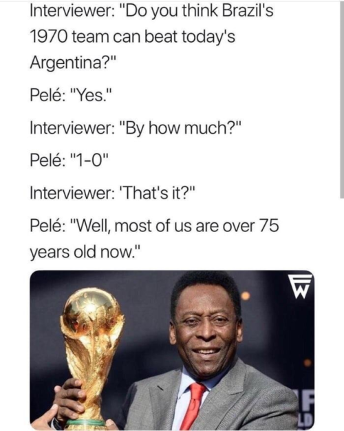 Pele throwing shade via /r/memes https://ift.tt/2OO8P1i