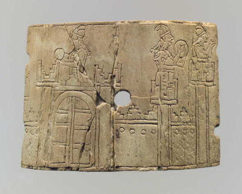 theancientwayoflife:
“~ Incised cosmetic box fragments with a warrior and four women.
Period: Neo-Assyrian
Date: ca. 9th–8th century B.C.
Geography: Mesopotamia, Nimrud (ancient Kalhu)
Culture: Assyrian
Medium: Ivory
”
