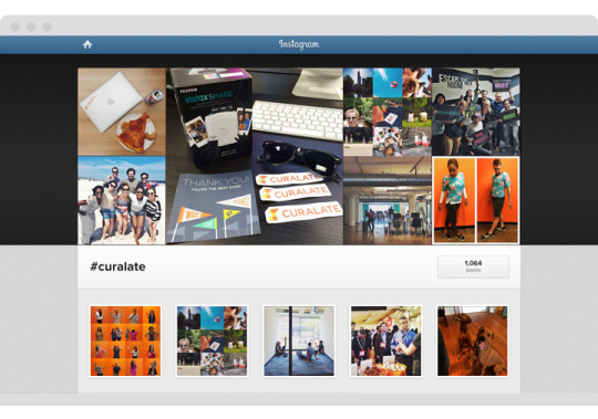 hashtagged terms on Instagram
