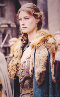 Historical avatars, Alyssa Sutherland as Aslaug (Vikings)