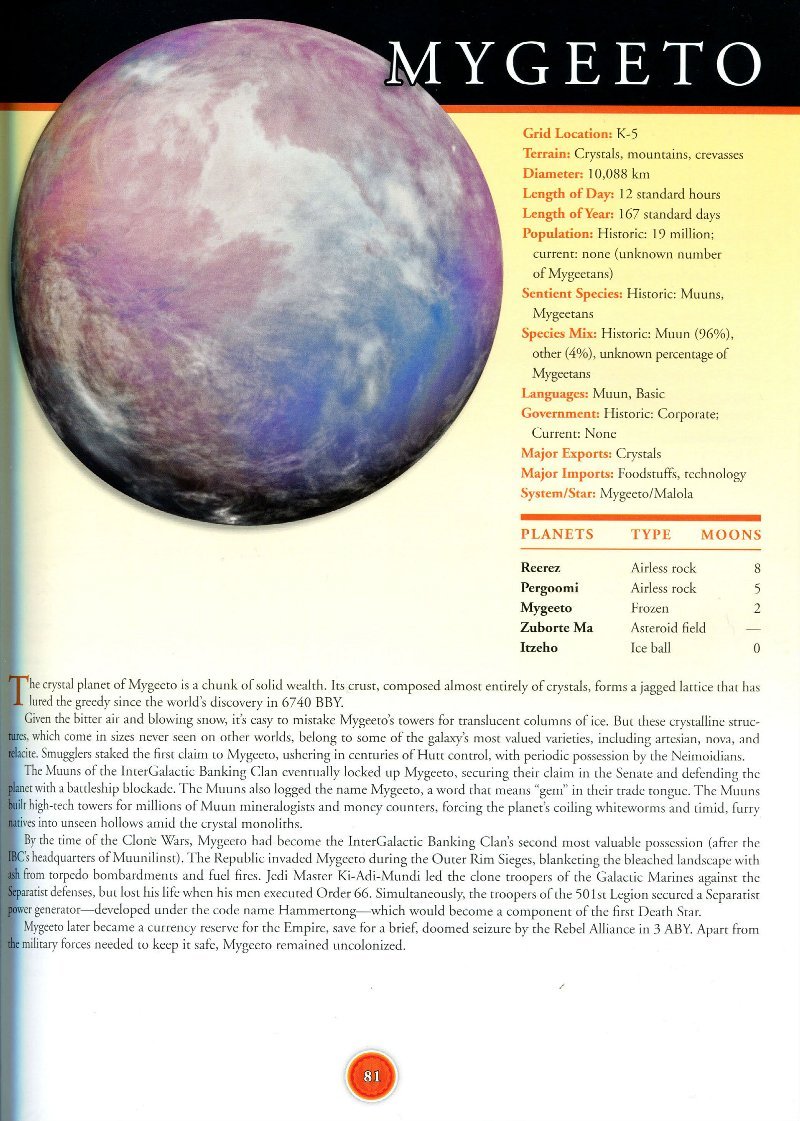 The Representative Democracy of Felucian Planetary Republic, Factbook