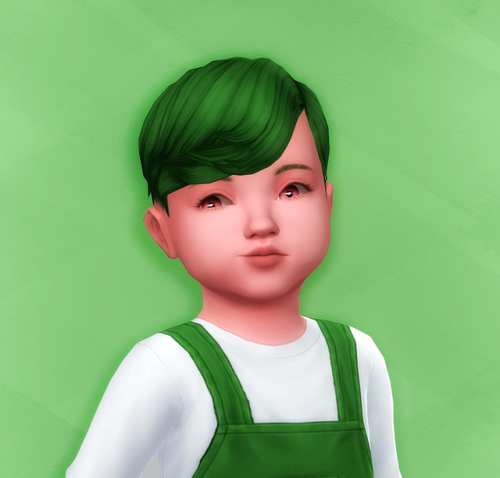 yuuletidesimming:Toddler Hairs Part 2Recolours of...