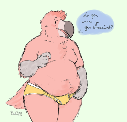 fried-chicken-wings:Soft flamingo bf