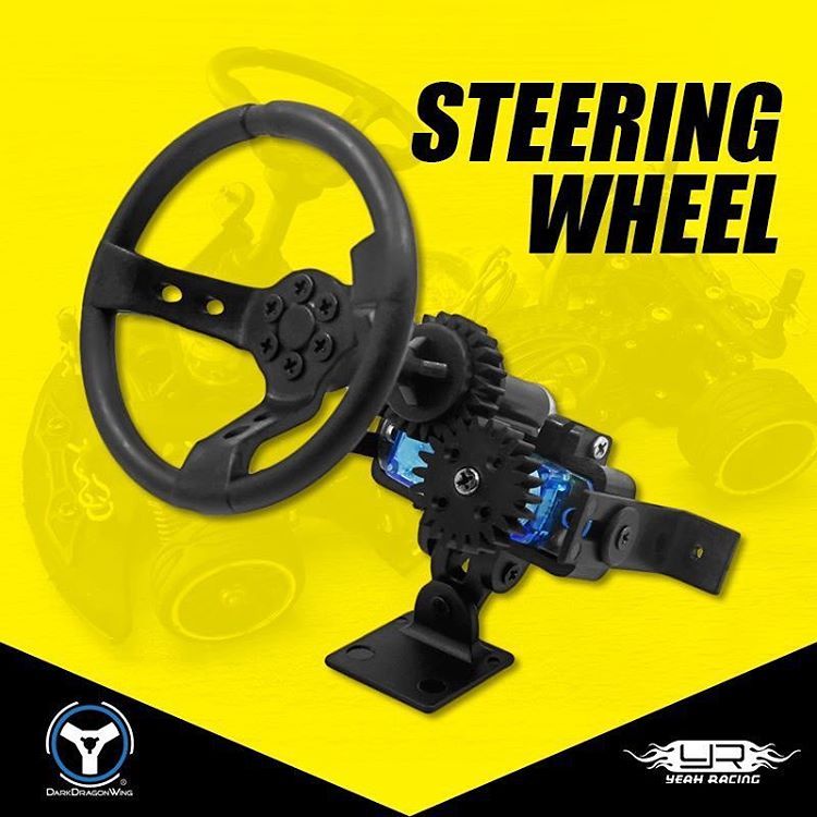 Yeah Racing X Dark Dragon Wing Motion Steering Wheel for Touring Drift Crawler for sale online