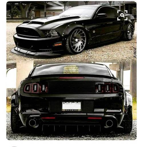 classicmusclevintagecars:Ford Mustang wide body #ford #mustang...