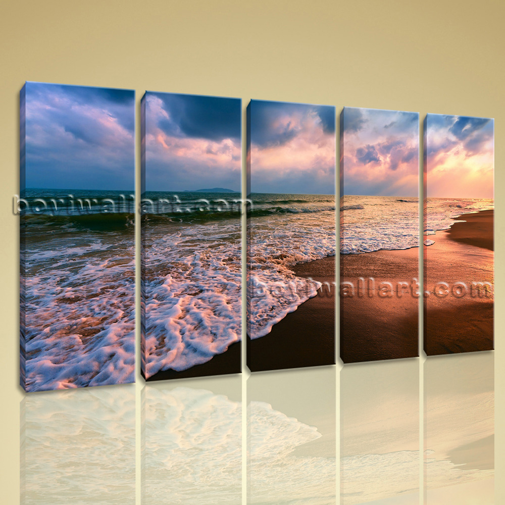 DIY ideas of wall splits templates. — HD 5-panel canvas print on artist ...