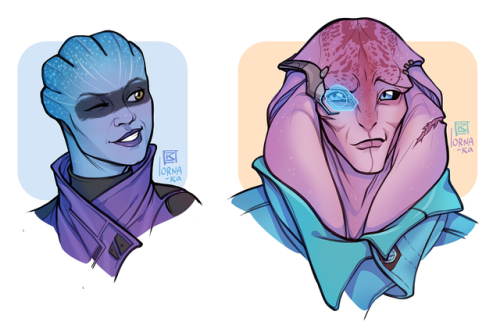 lorna-ka:Andromeda portraits I’ve been doing between other...