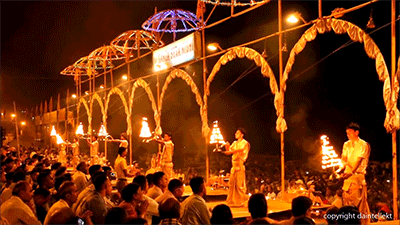 Ganga Aarti “The city illumines truth and reveals... - I-Heart-Hinduism