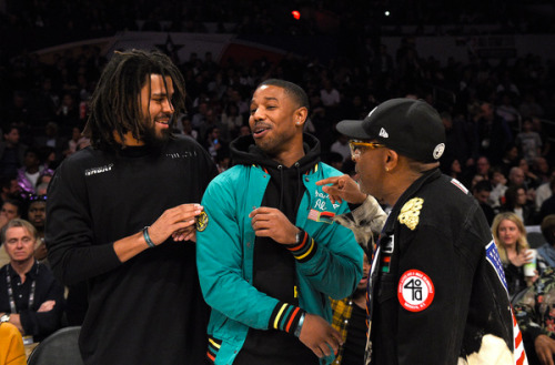 teamcole:J. Cole attends the 2018 NBA All-Star Saturday Night...