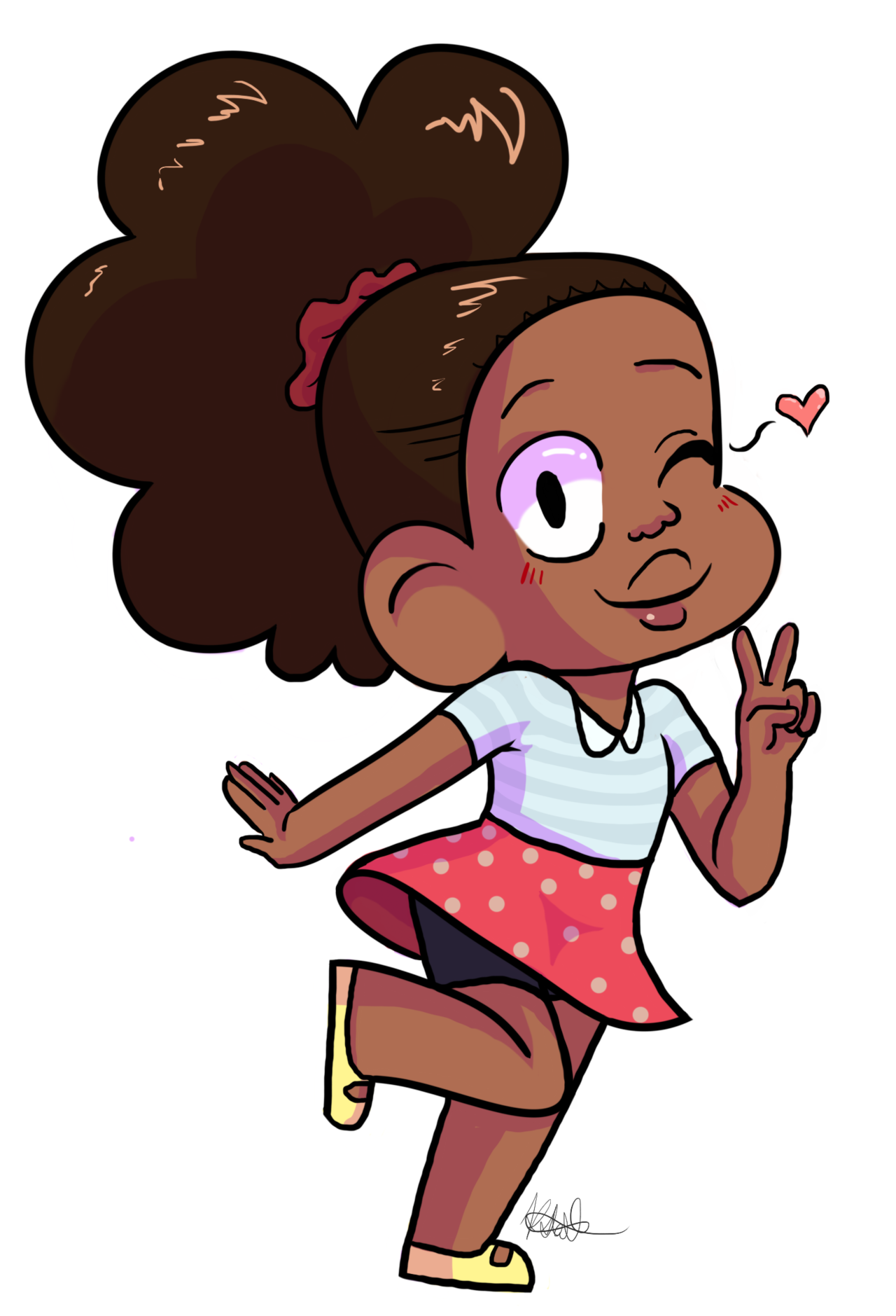 Jessica from Craig of the Creek as requested by anon~~ oh she was super fun to draw! her character design is to stinkin’ cute! i have to watch more Craig of the Creek ;u;