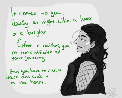 nekokat42:i adore the way loki walks (dialogue from...