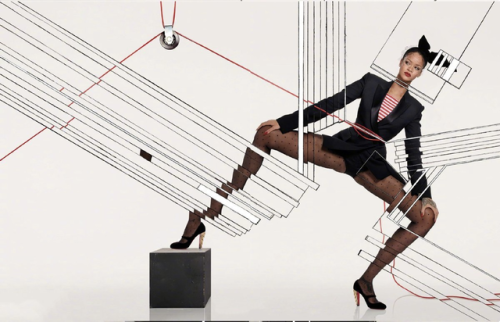 femmequeens:Rihanna photographed by Jean-Paul Goude for Vogue...