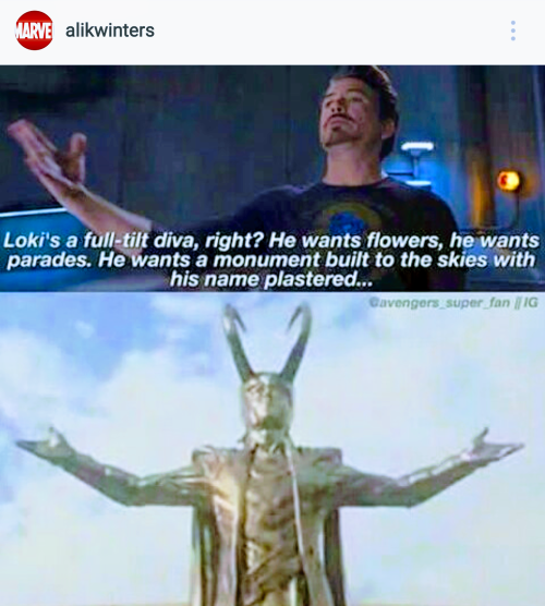 loki's a full-tilt diva Loki is Philosopher King
