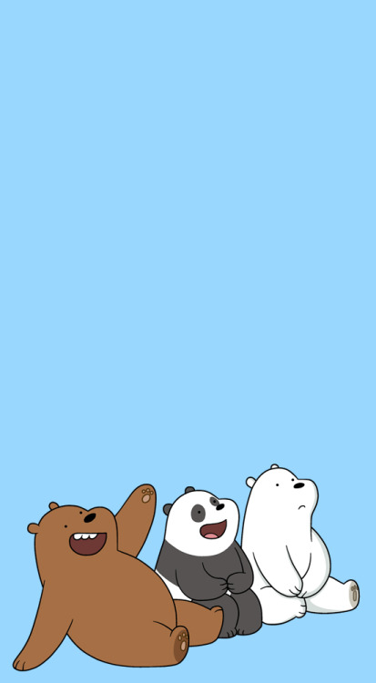 flos-chorum:[We Bare Bears pastel lockscreens]pls like or...