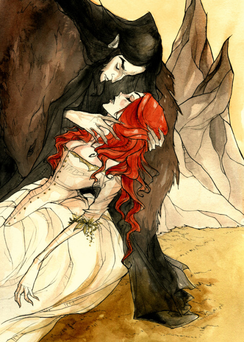 thevagabondthoughts:madmothmiko:Persephone & Hades by ...