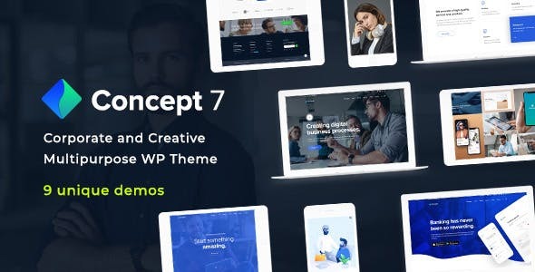 Concept Seven v1.4 - Responsive Multipurpose Theme Nulled