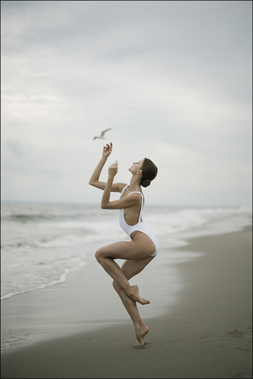 ballerinaproject:Oksana Maslova - Fort Tilden Beach, New York...