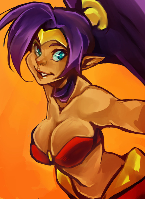 still trying to figure out my new way of drawing. enjoy shantae...