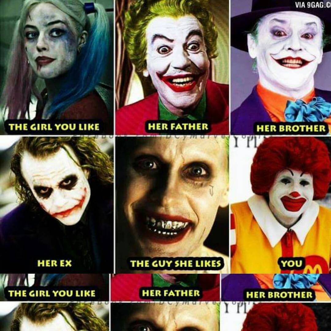 9gag harleyquinn joker heathledger