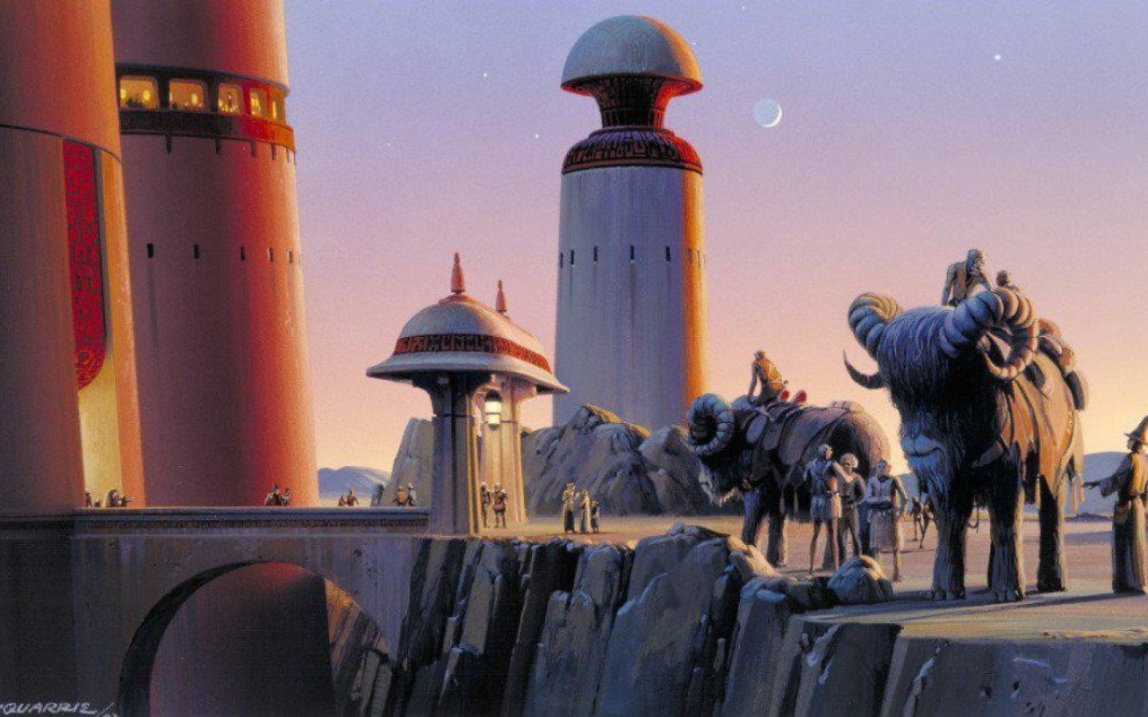 Always Star Wars, Ralph McQuarrie - Jabba’s Palace and Sail Barge