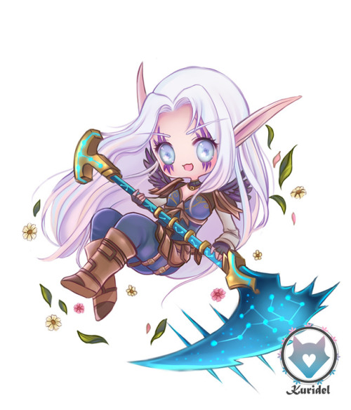 kuridelblack:Chibi commission for Breeecheese! <3  It...