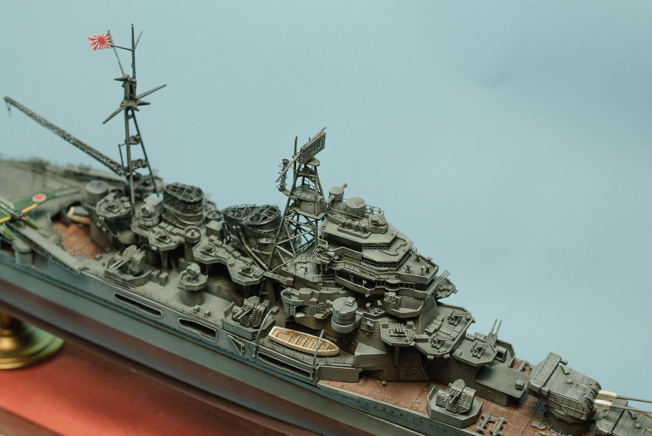 アオシマ 1/350 日本海軍重巡洋艦摩耶 1944 ‘新考証&新パーツ’  - 純喫茶 第三帝国 2-4