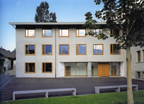 subtilitas:Bearth & Deplazes - School, Zillis 1999....