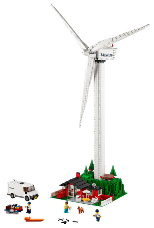 itscolossal:LEGO Launches a Rotating Wind Turbine with Trees...