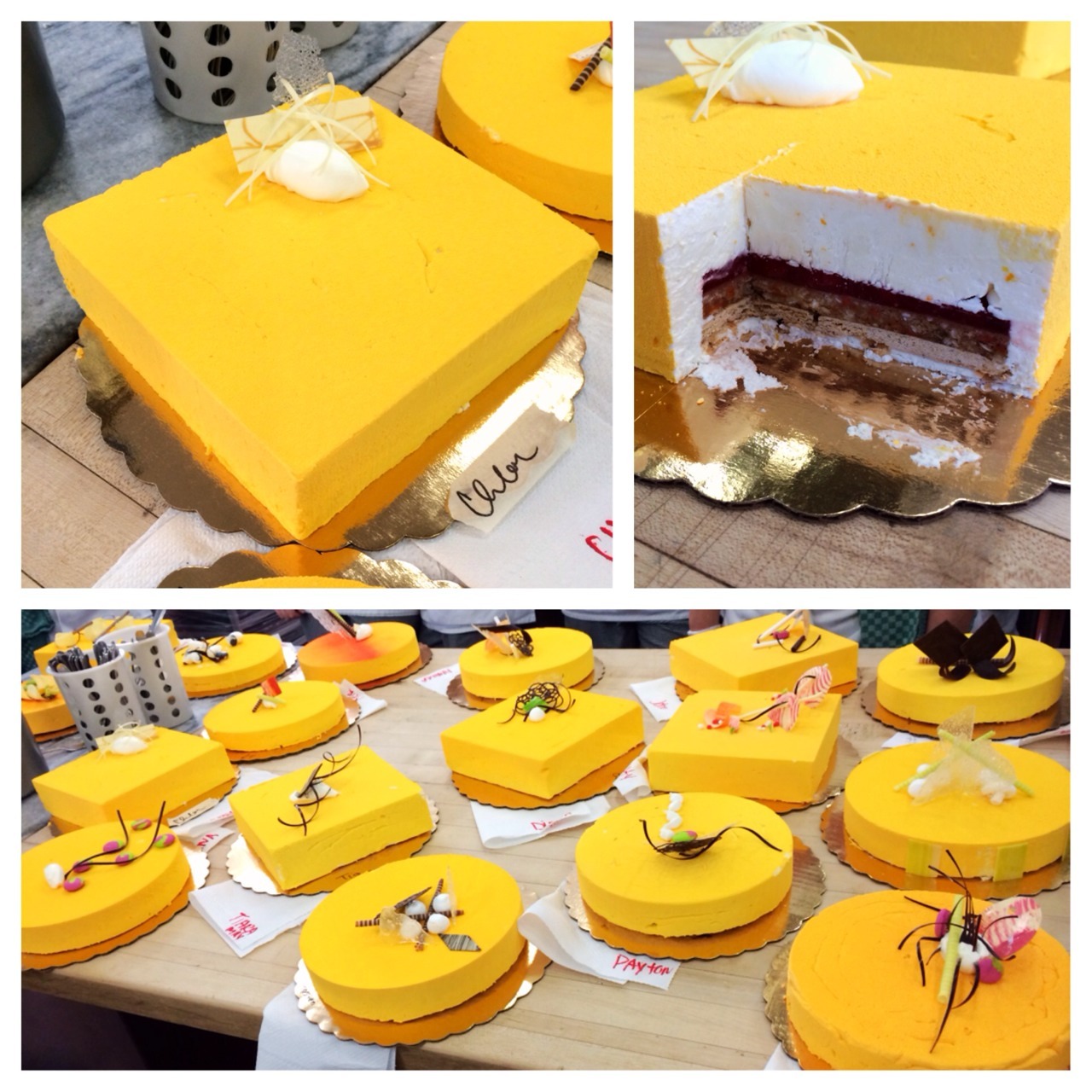 Star Crossed Modern Carrot Cake Entremet Hazelnut Cookie With