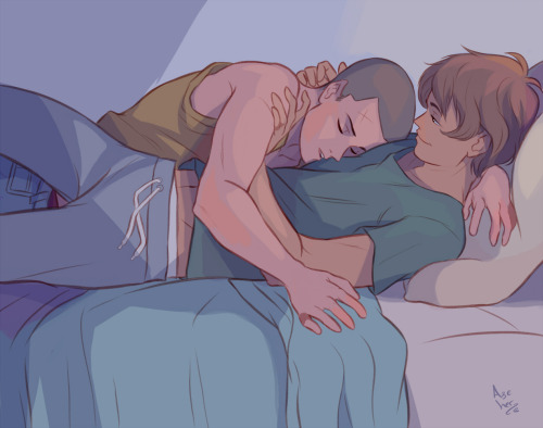 azeherart:i live for these two cuddling.