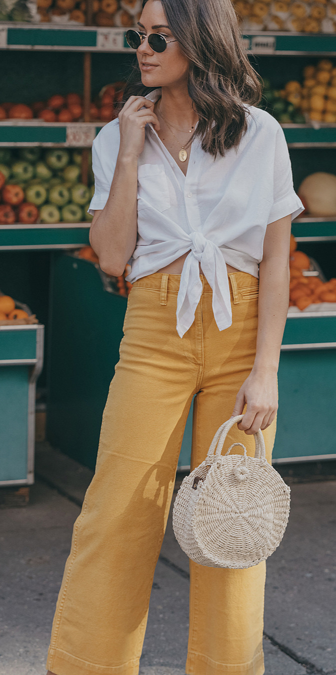 10+ Gorgeous Outfits You Must See - #Cute, #Girls, #Outfitoftheday, #Fashionista, #Perfect Sunday funday Wearing new madewell top + pants (maybe you remember from my shopping instastories last weekend? Everyone voted yes for both of these items!) 