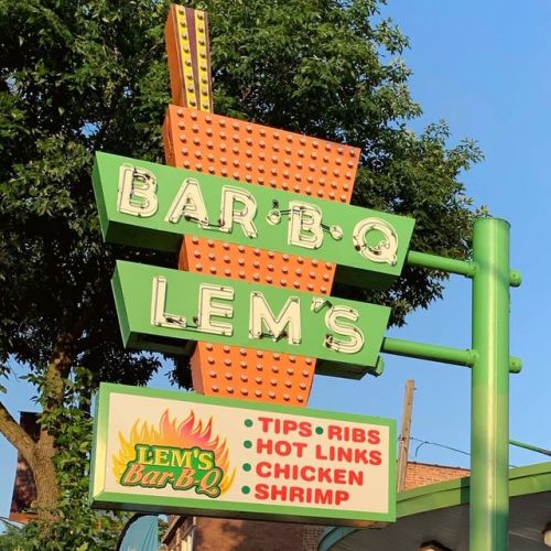 The Retrologist • In Chicago, Lem’s Bar-B-Q Is An Institution, Known...