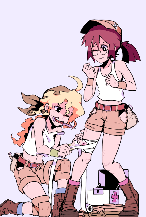 enecoo:A Metal Slug collab I did with @fiolina. She drew Fio...