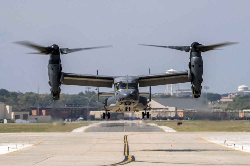 retrowar — U.S. Air Force Osprey CV-22 performs Nov. 5, 2017,...