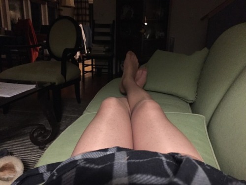 Relaxing in my pantyhose