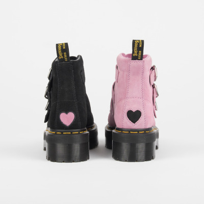 lazy oaf doc martens pink