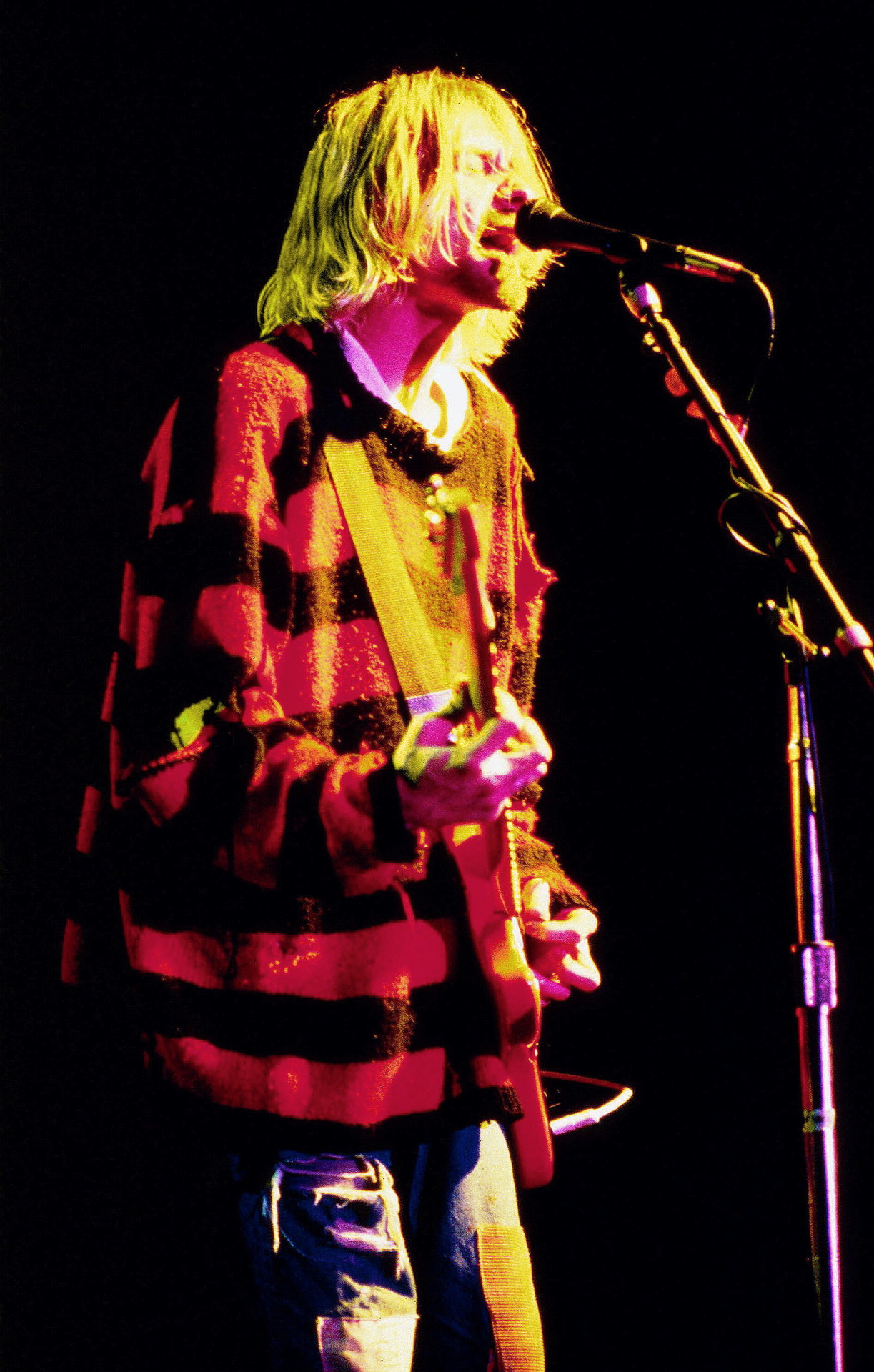 Kurt Cobain And Nirvana — Kurt Cobain January 12 1992 New York Ny 7964